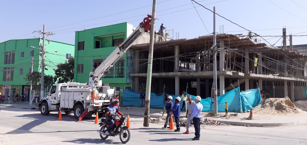 Postes removidos en Soledad