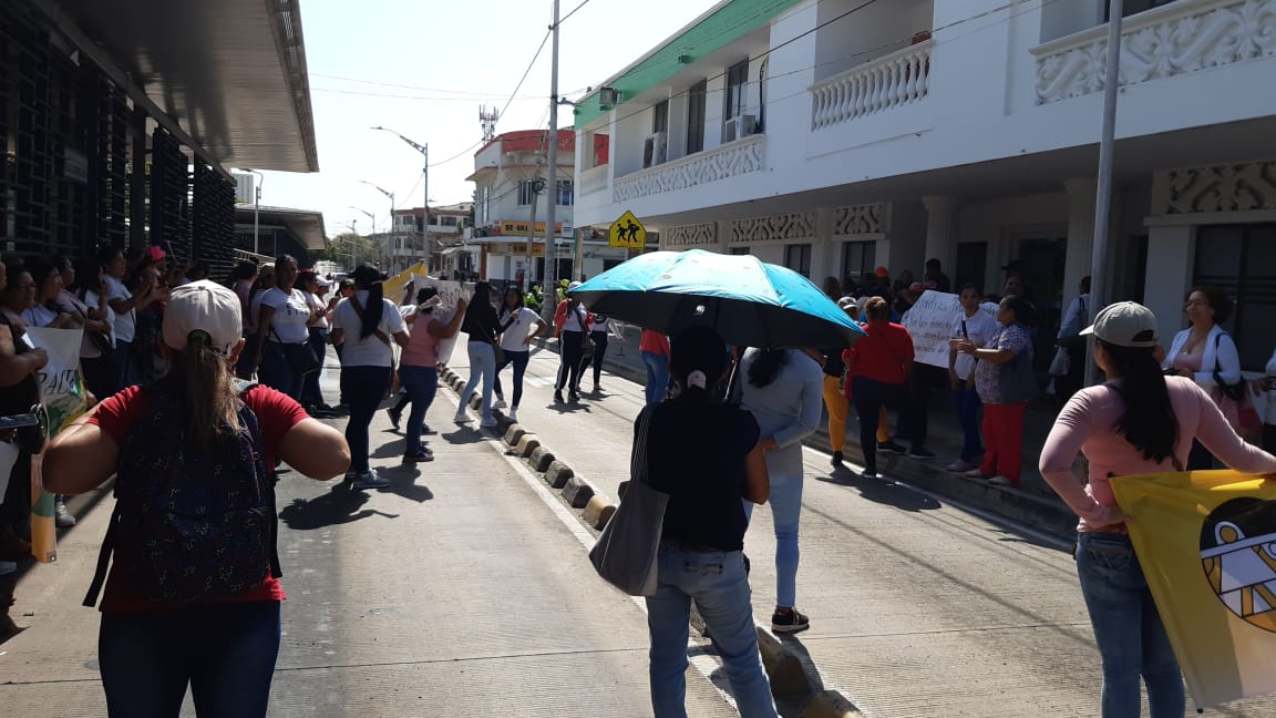 Marcha madres comunitarias del Atlántico