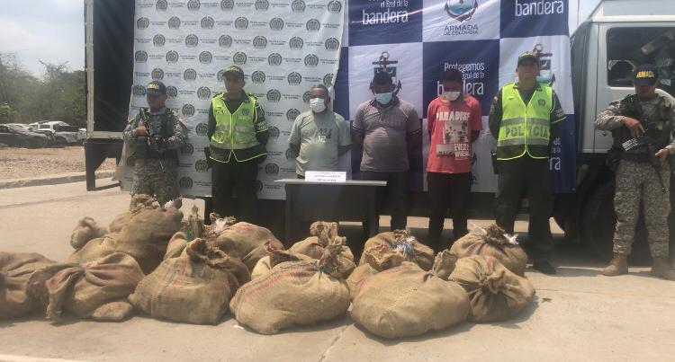la llevaban en 14 sacos bien camufladas