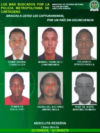 La Policìa los considera de alta peligrosidad