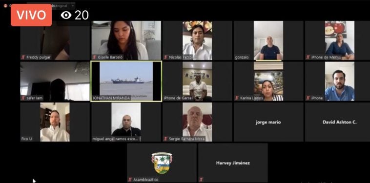 Los diputados sesionaron de manera virtual para aprobar los proyectos a la Gobernación.