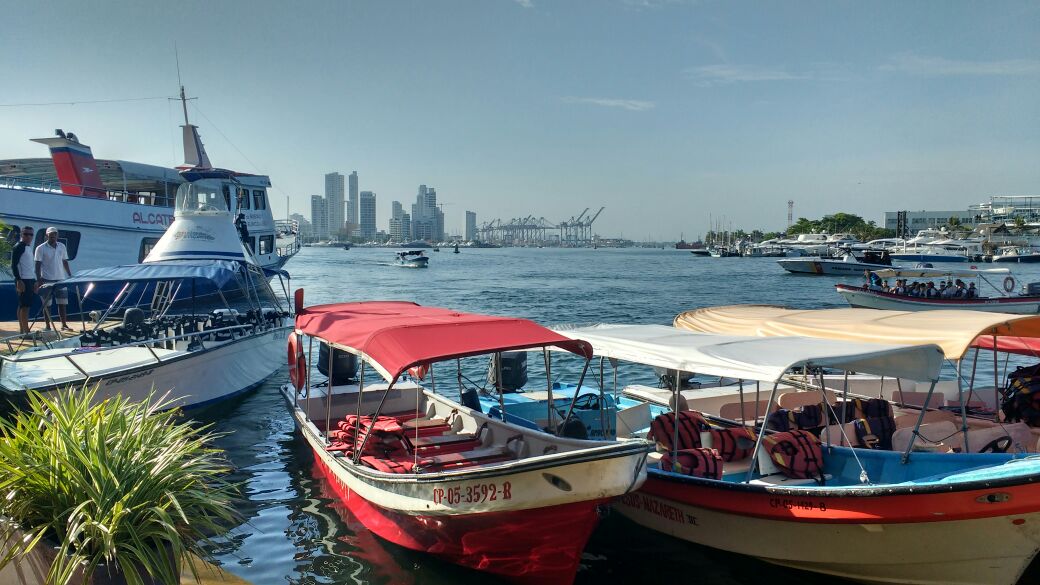 Este es el sitio autorizado para el zarpe de embarcaciones hacia la zona insular de Cartagena.