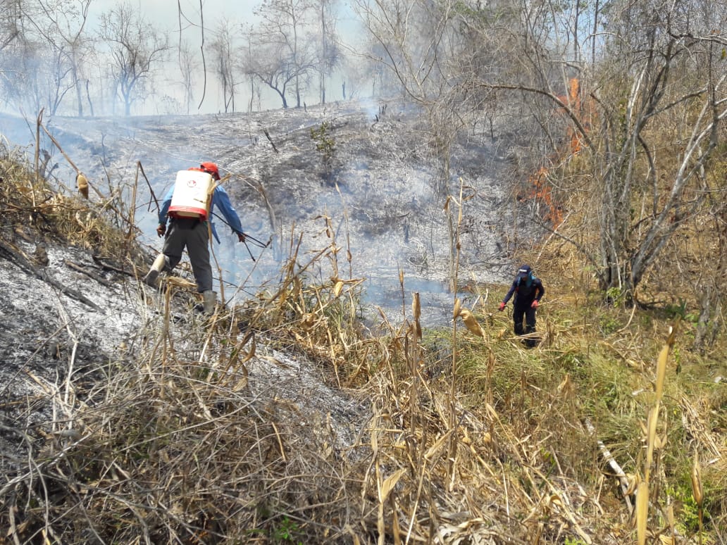 El personal debe caminar más de 10 kilómetros para poder llegar al sitio de la emergencia.