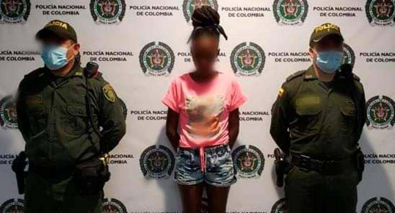 La Policía la capturó en flagrancia