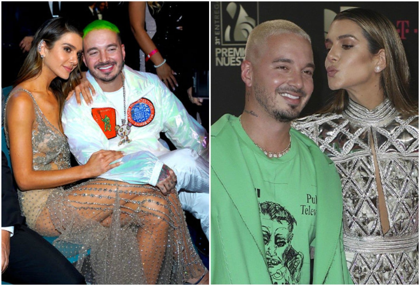 J Balvin y Valentina Ferrer