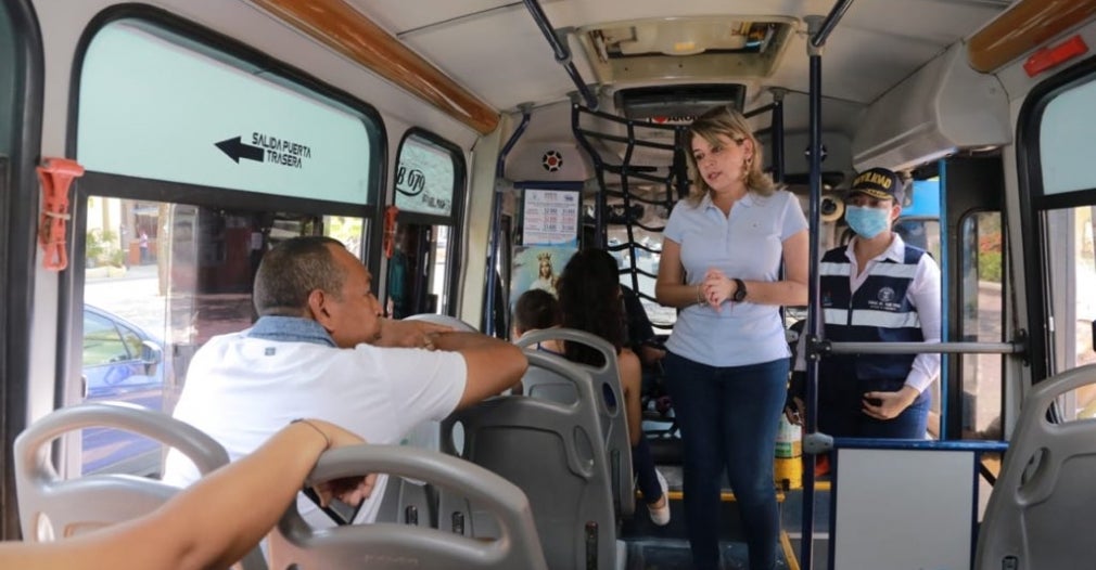 Buses, Santa Marta, Tapabocas