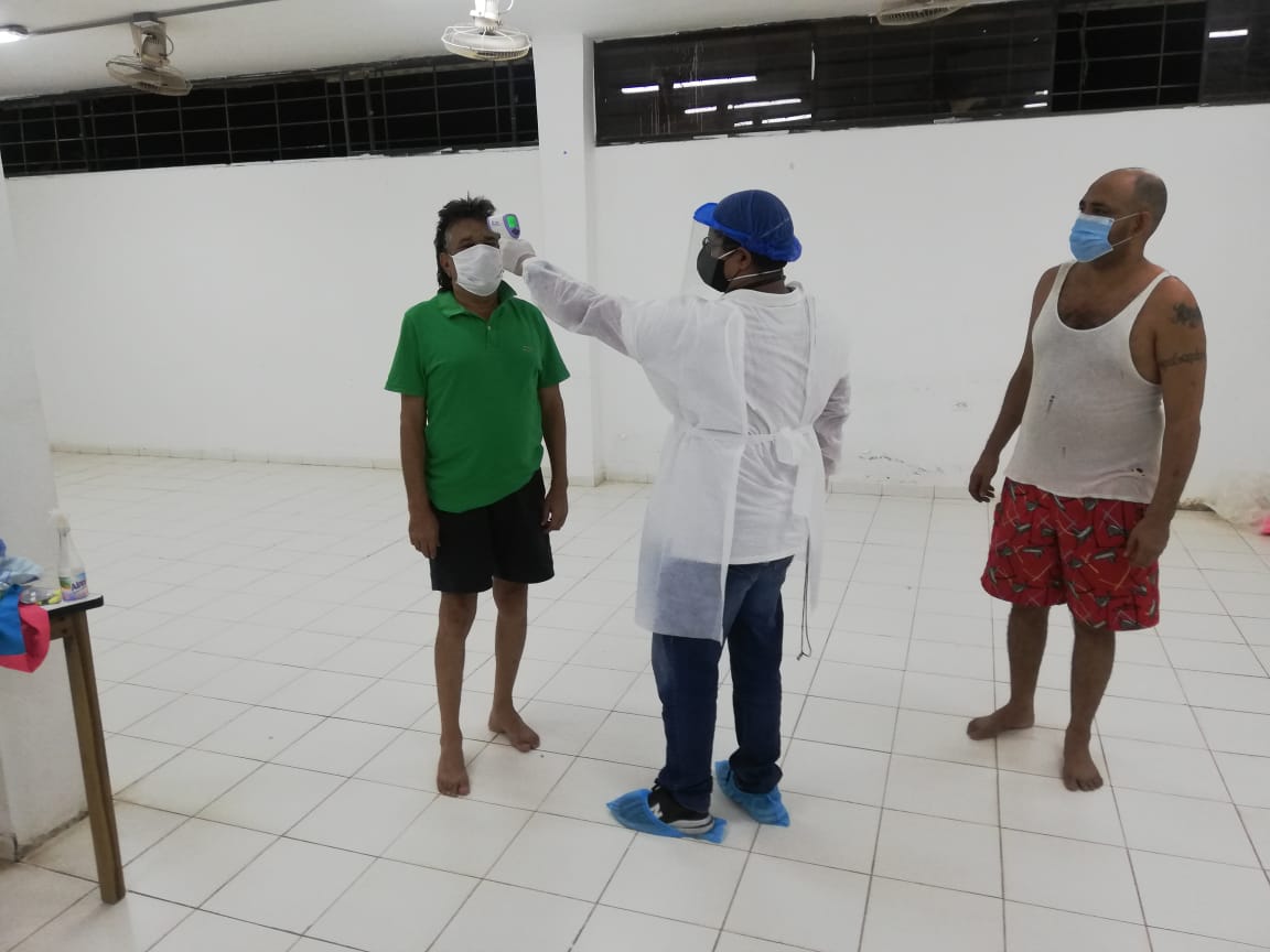 Luego de las denuncias el centro penitenciario llevó a mejor sitio a los afectados por COVID 19