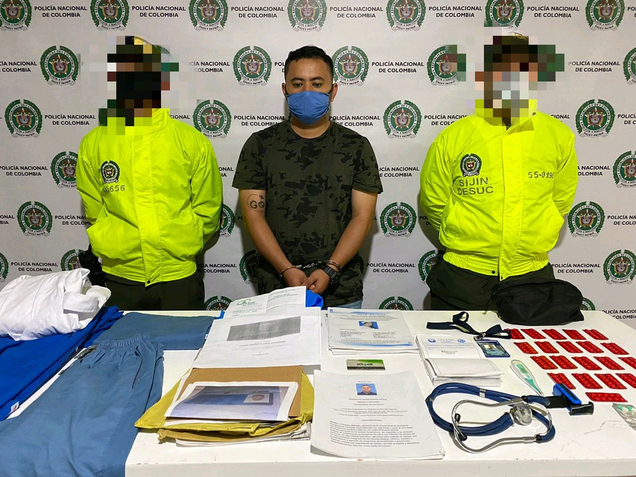 Falso mèdico fue capturado por la policìa nacional en Tolù viejo,Sucre