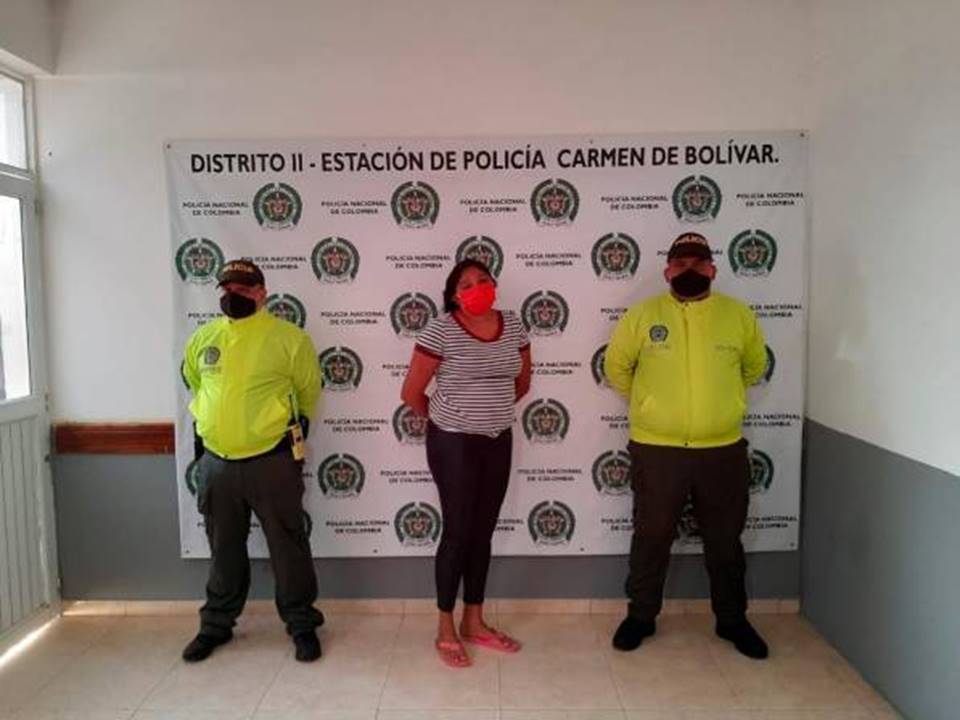 Esta mujer era quien al parecer venía amenazando a la líder social de El Salado