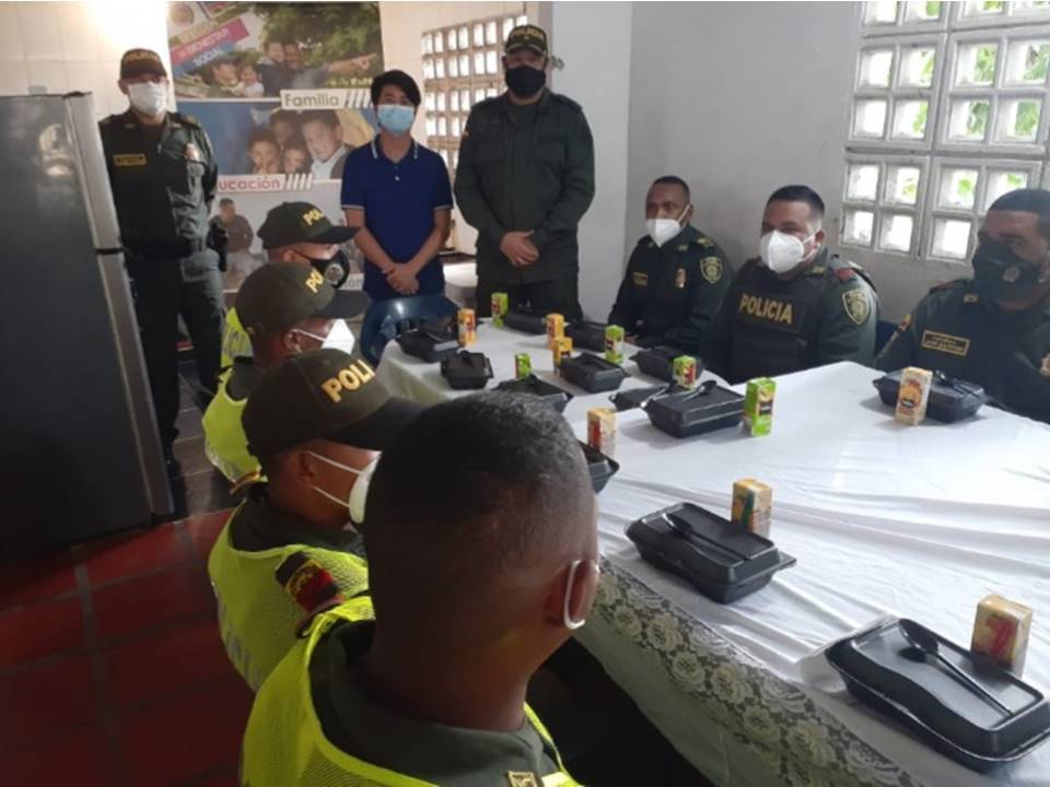 “Caravanas por el Bienestar” de la Policía del Departamento de Bolívar