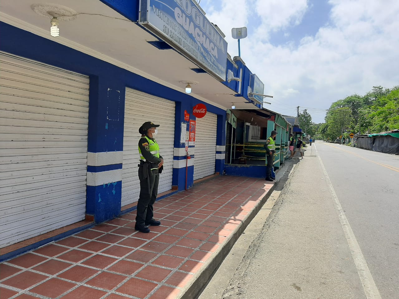 300 uniformados se toman la troncal para garantizar la movilidad y seguridad