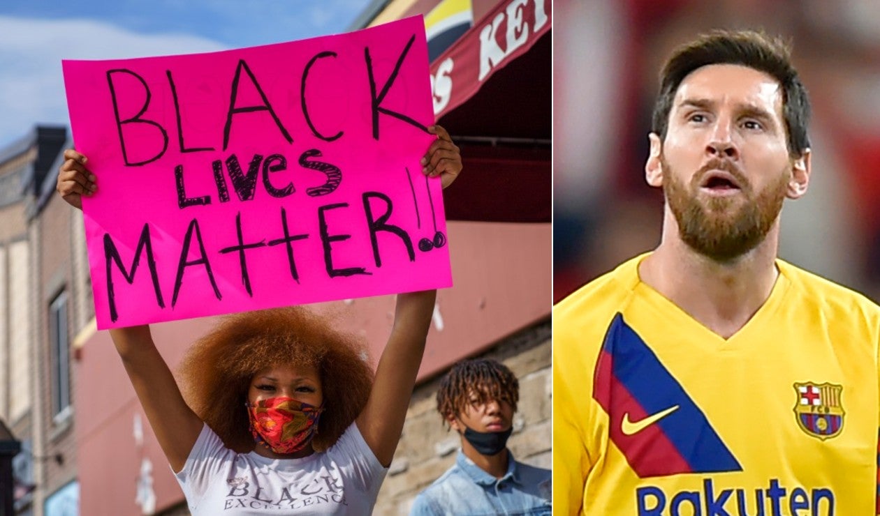 Messi, George Floyd