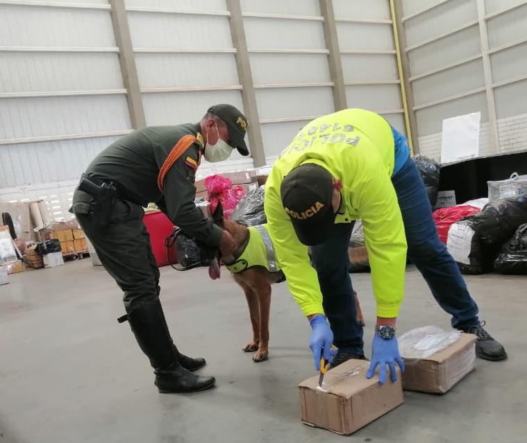 gracias a la inspección policial se logró conocer el cargamento