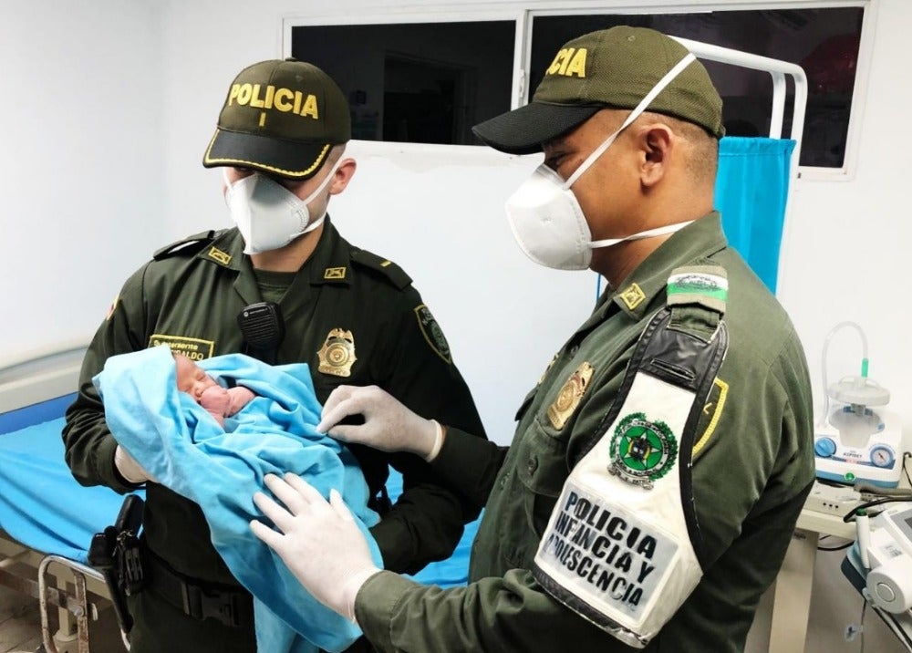 La Policía lo dejó a disposición del ICBF.