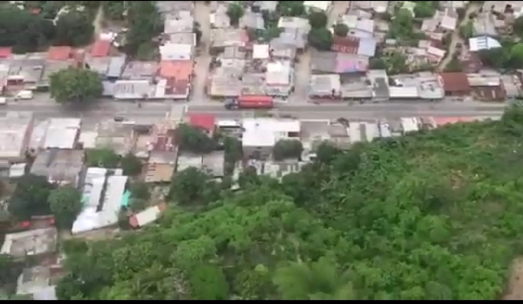 por tierra y aire las autoridades resguardan las poblaciones