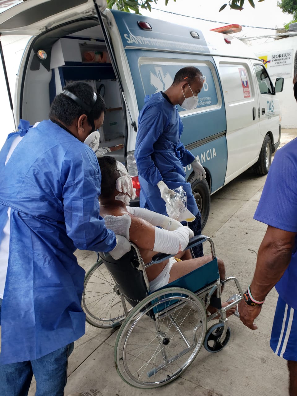decena de heridos fueron remitidos a diversos centros asistenciales en el Magdalena, Atlántico y el Cesar