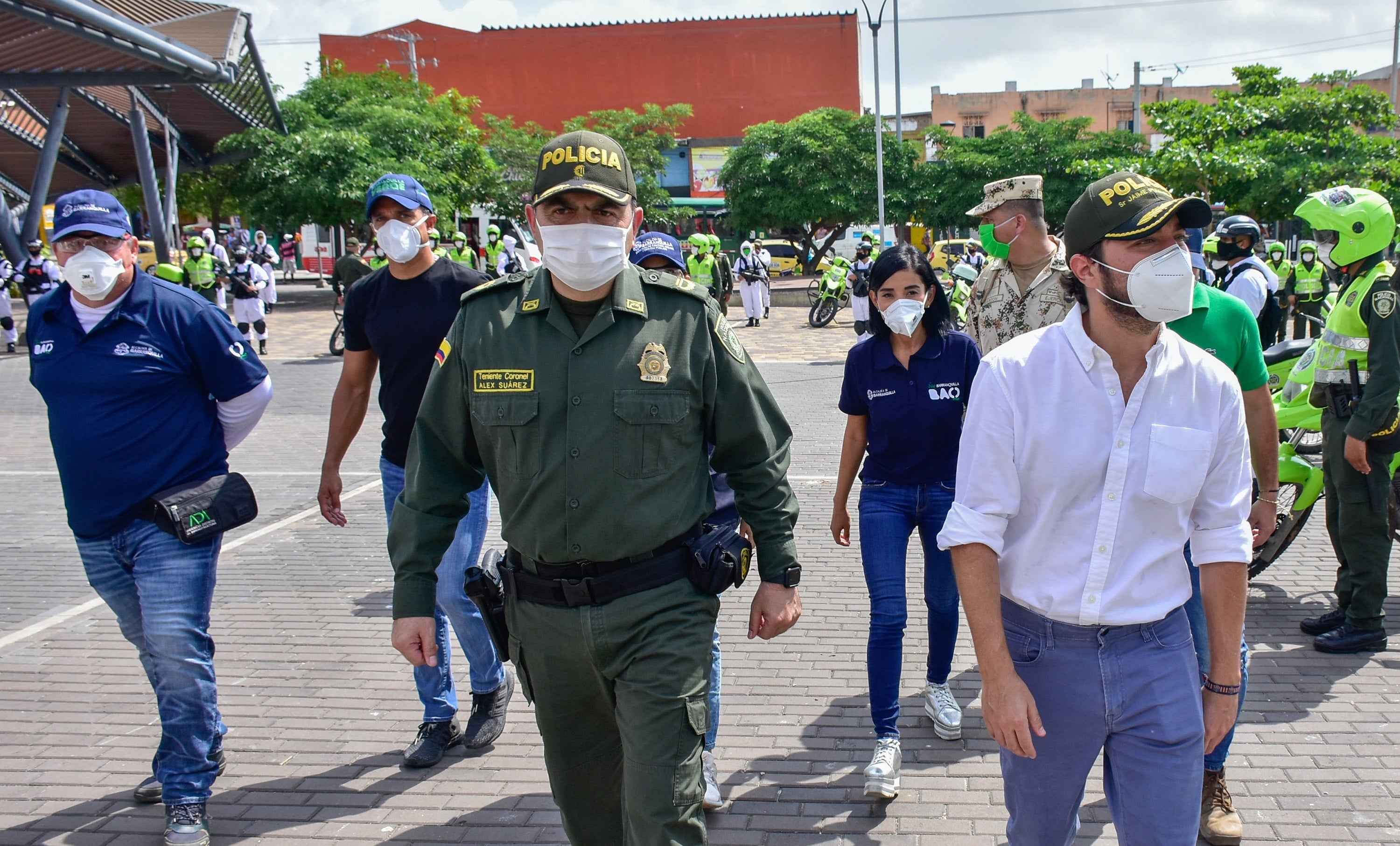 El alcalde de Barranquilla estuvo visitando a los habitantes de la localidad suroriente.