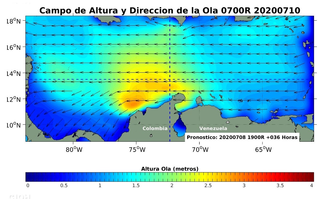 Se informa que el fenómeno estará activo durante las próximas 48 horas