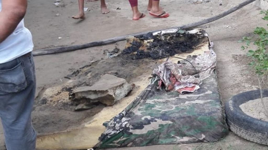 Incendio dejó una bebé calcinada y a su madre gravemente quemada