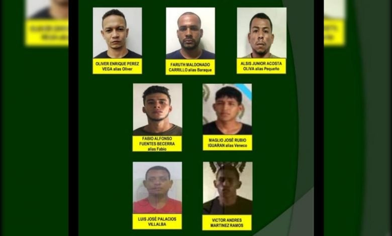 las autoridades están tras el rastro de los hombre que se escaparon