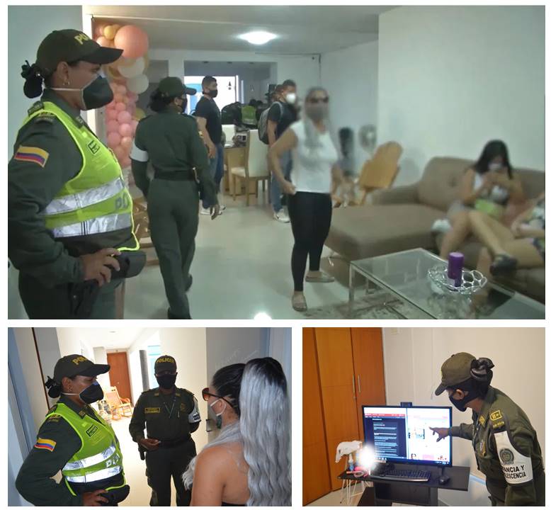 Capturaron seis mujeres, bajo la figura penal del “descubrimiento inevitable"