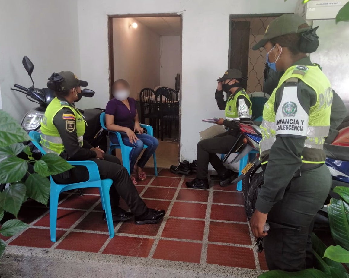 Policía de Infancia y Adolescencia y Gaula