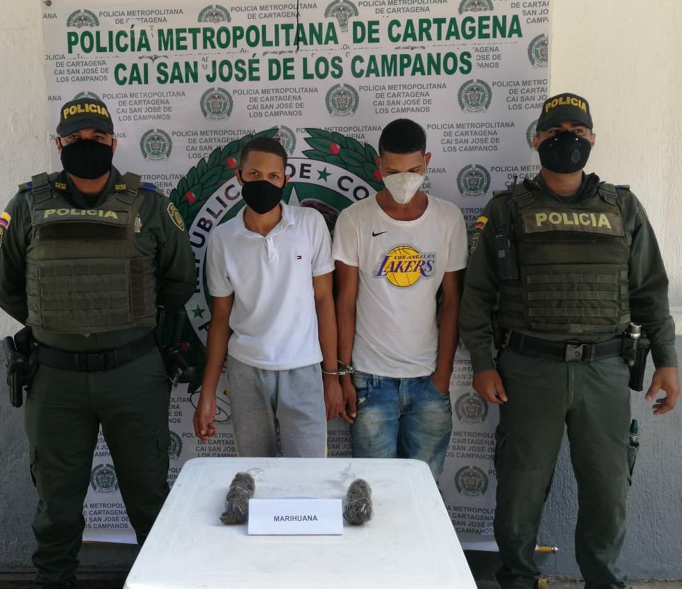 Portaban 200 dosis de marihuana