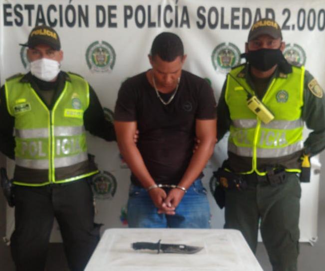 Presunto agresor de dos guardas de tránsito