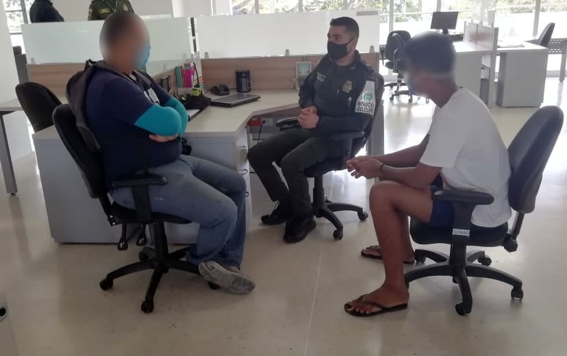 Se le impuso un comparendo