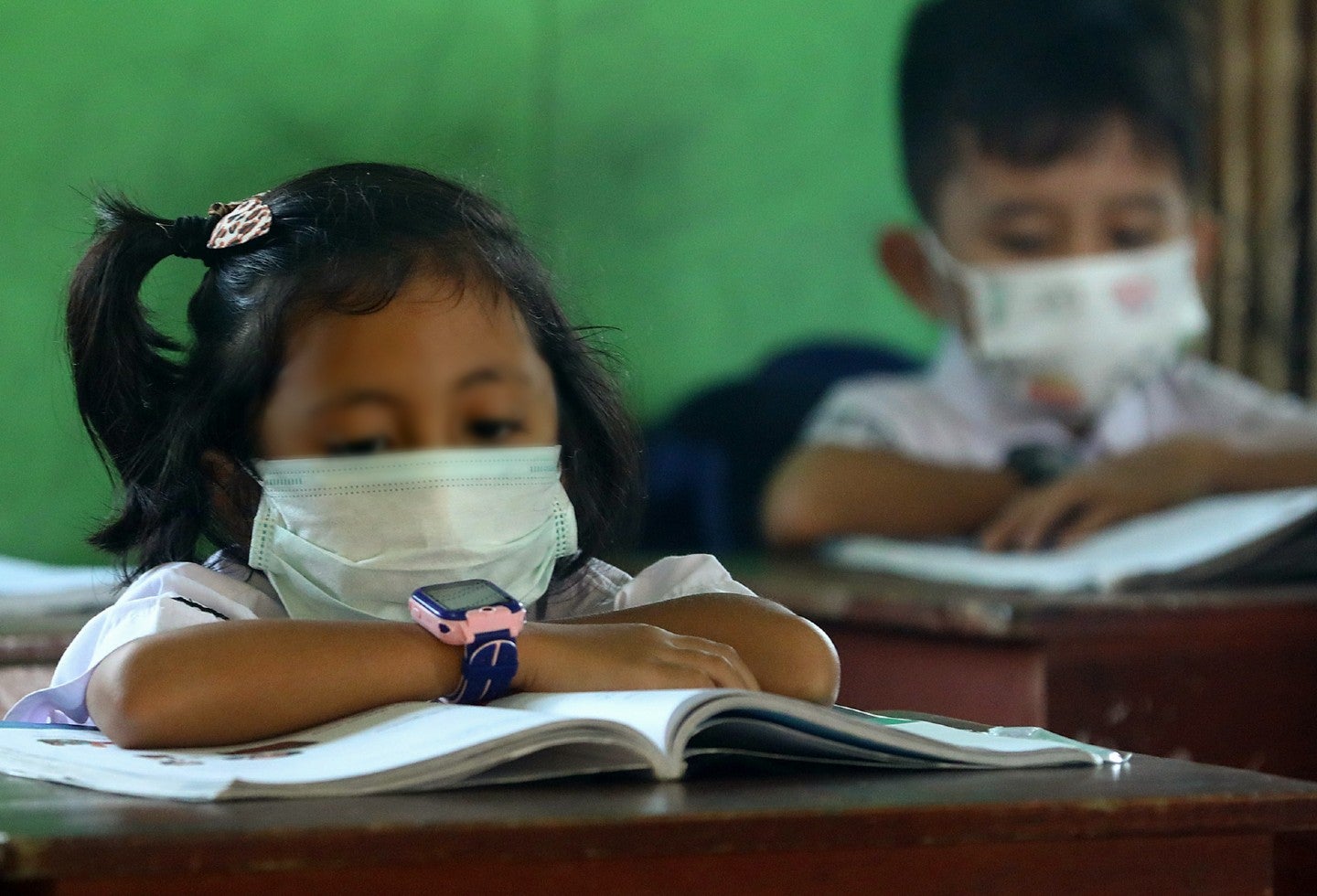 Regreso de niños a colegios en pandemia