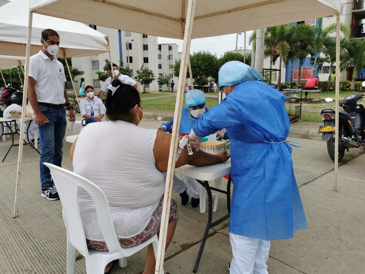 Las pruebas rápidas se realizan en barrios y corregimientos