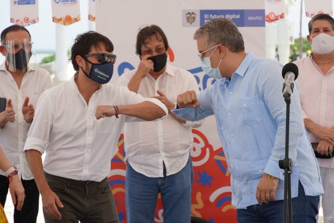 El presidente destacó la labor de los mandatarios.