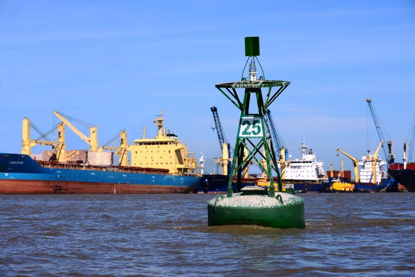 Canal de acceso al Puerto Fluvial de Barranquilla