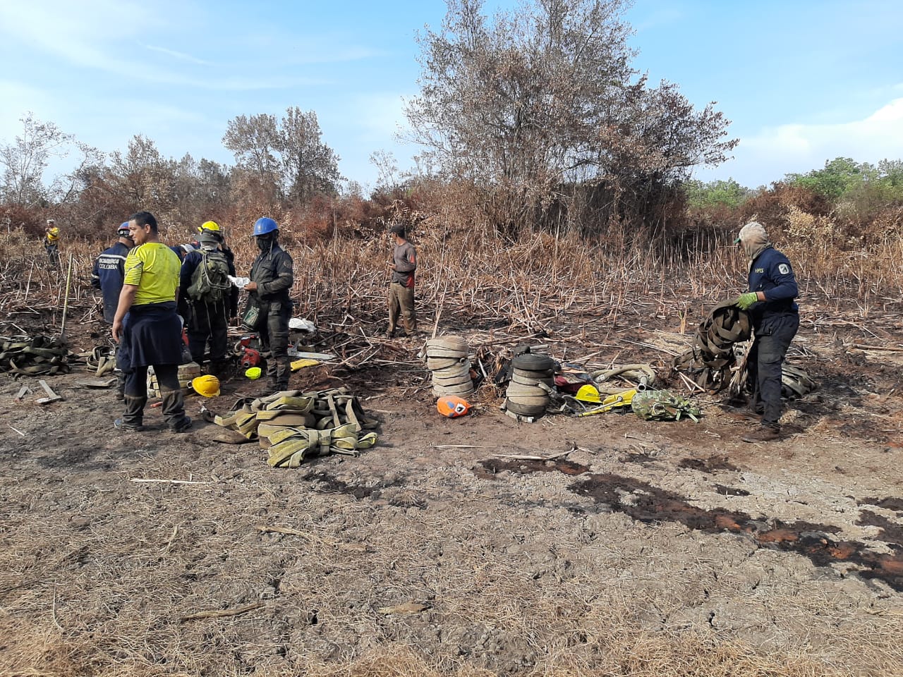 Medidas para contrarrestar incendios forestales en el Parque Isla de Salamanca