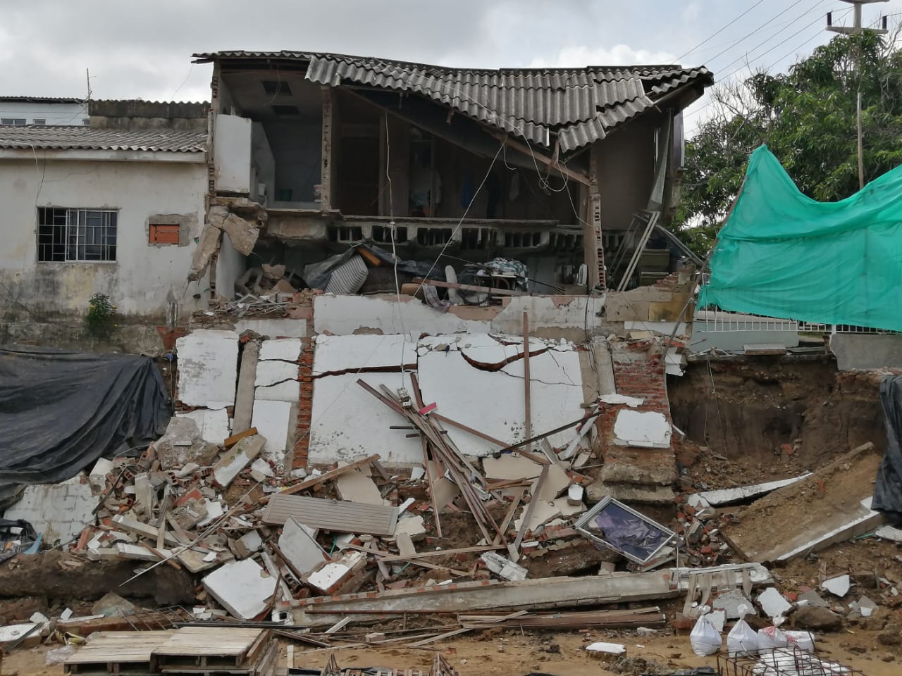 Vivienda Colapsada Barranquilla