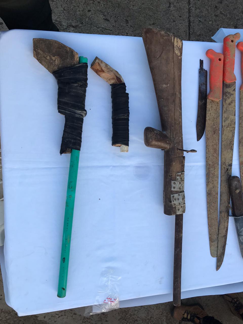 En su mayoría fueron blancas y de fuego de fabricación artesanal