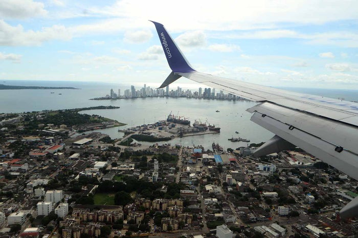 Vuelo Bogotá-Cartagena en pandemia