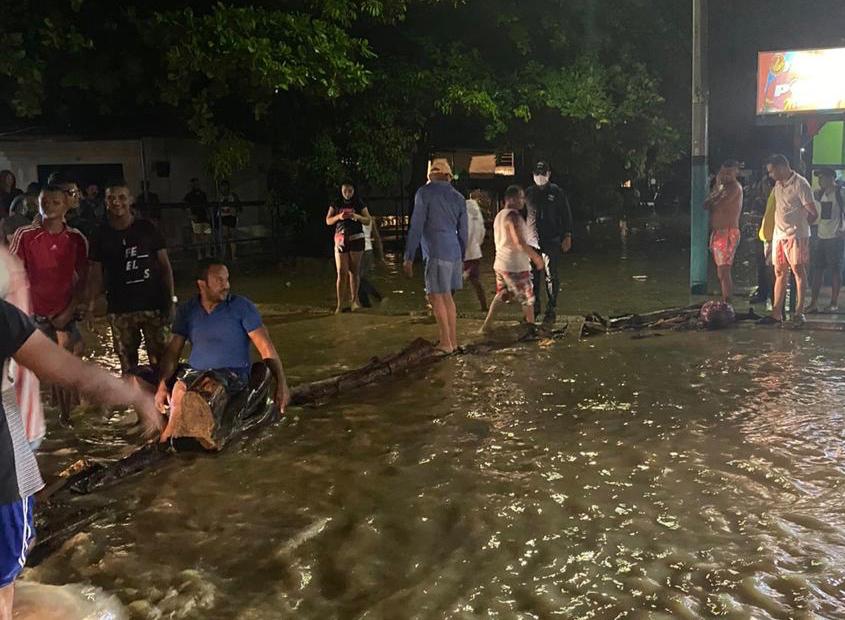 Inundaciones en Riohacha.