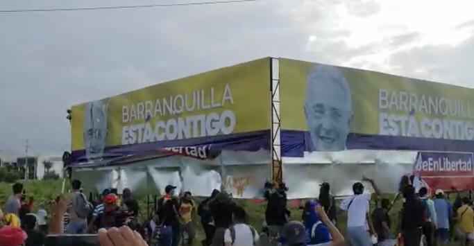 Movilizaciones en Barranquilla.