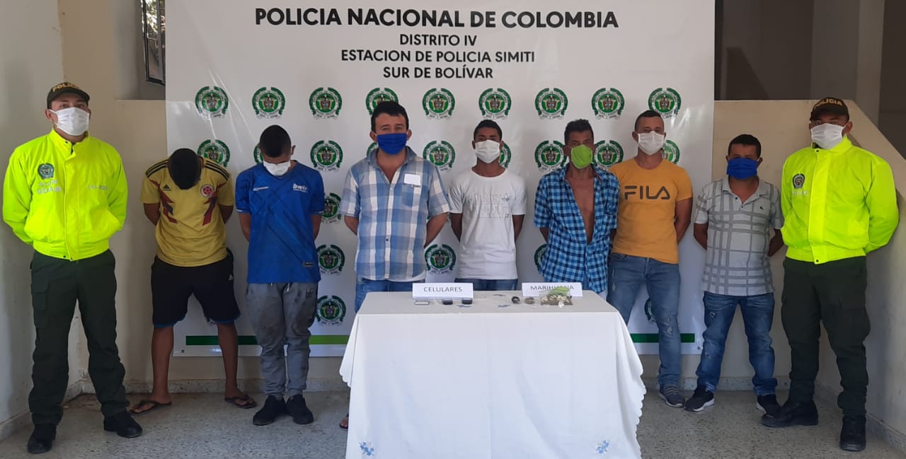 Desarticulan banda dedicada al tráfico y comercialización de estupefacientes en el Sur de Bolívar