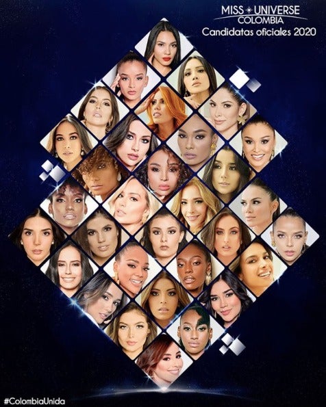 Ramillete de aspirantes Miss Universe Colombia 2020