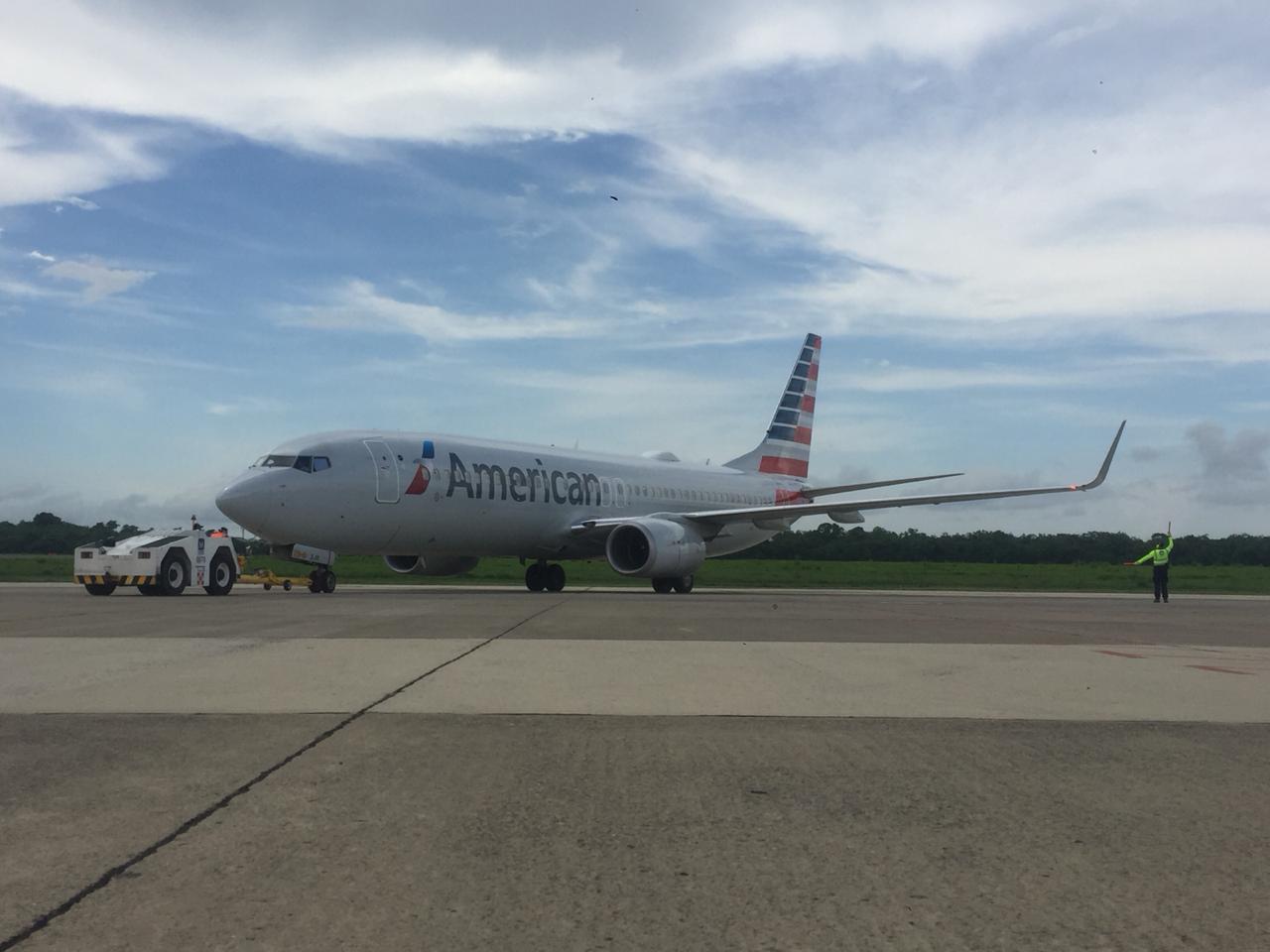 Primer vuelo internacional en aeropuerto de Barranquilla