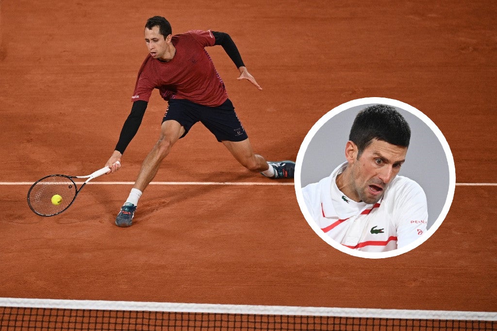 Daniel Galán, Novak Djokovic