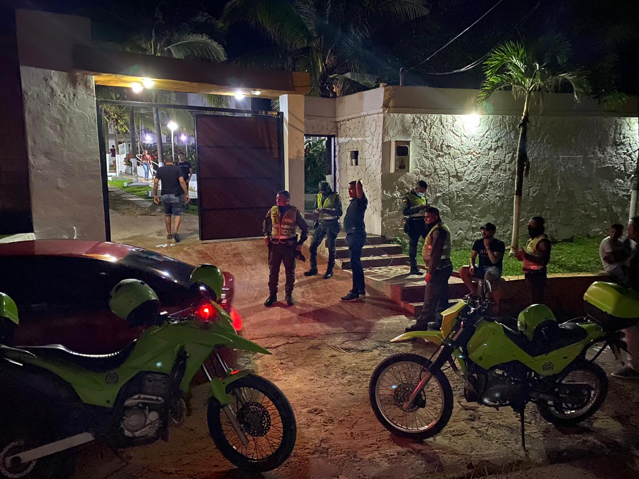 La Policía intervino las fiestas clandestinas.