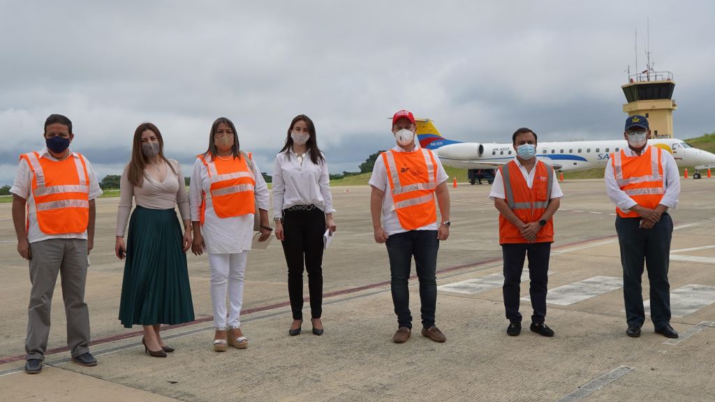 En Sucre reaparecen vuelos aéreos, tras 188 días sin contar con la presencia de empresas comerciales dedicadas al transporte aéreo.