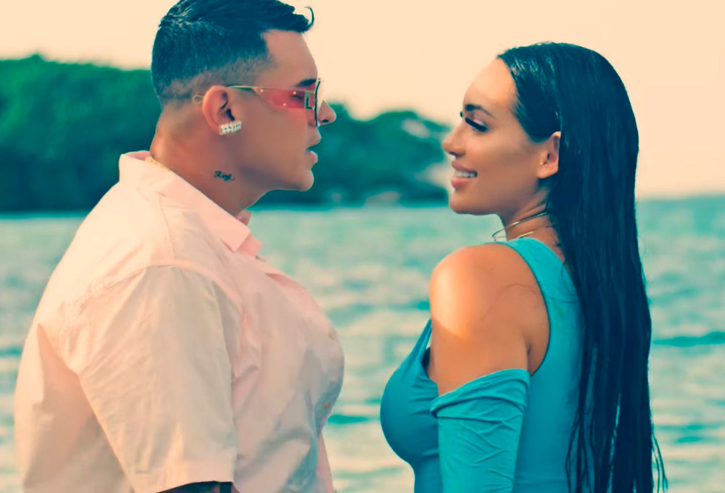 Kevin Roldán y Andrea Valdiri