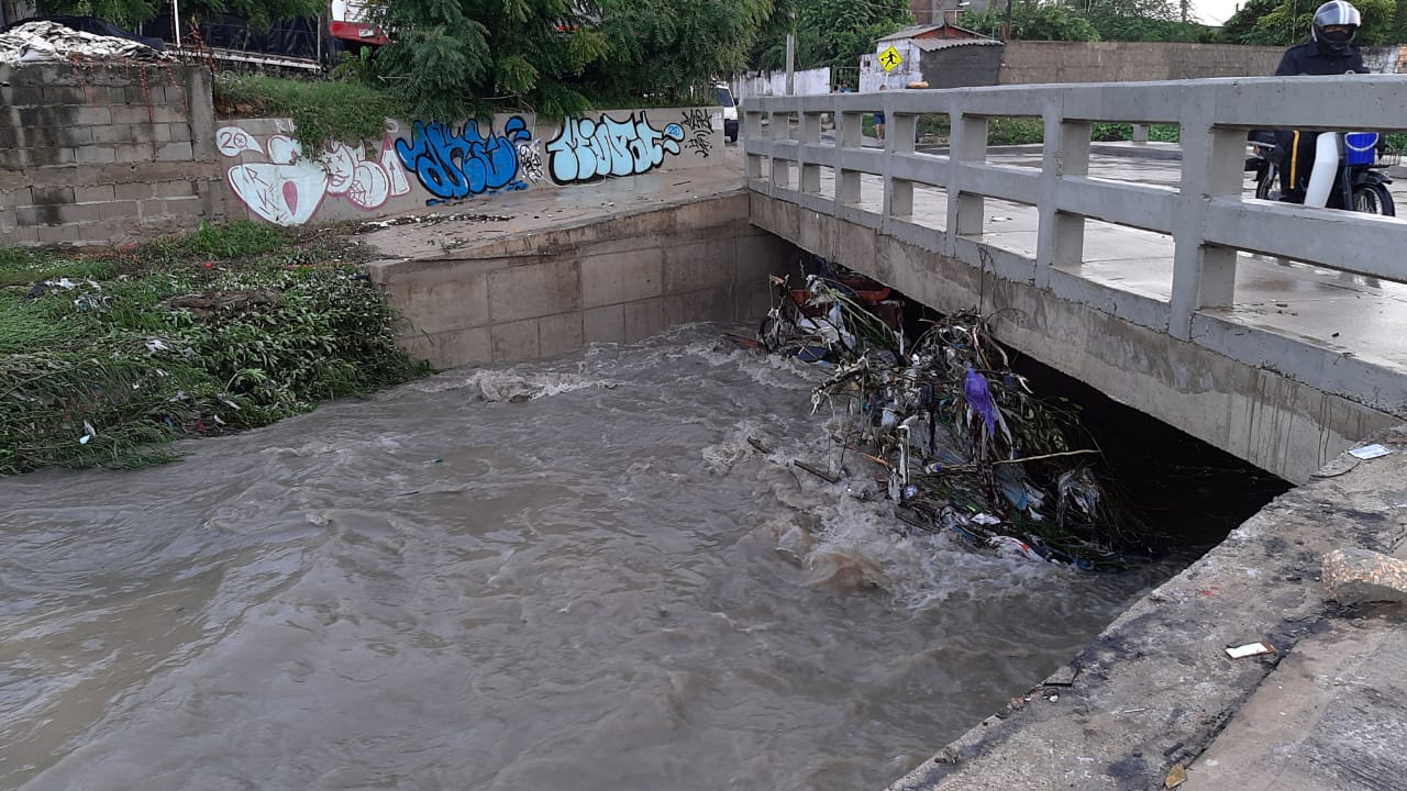 Emergencias por lluvias en Barranquilla.