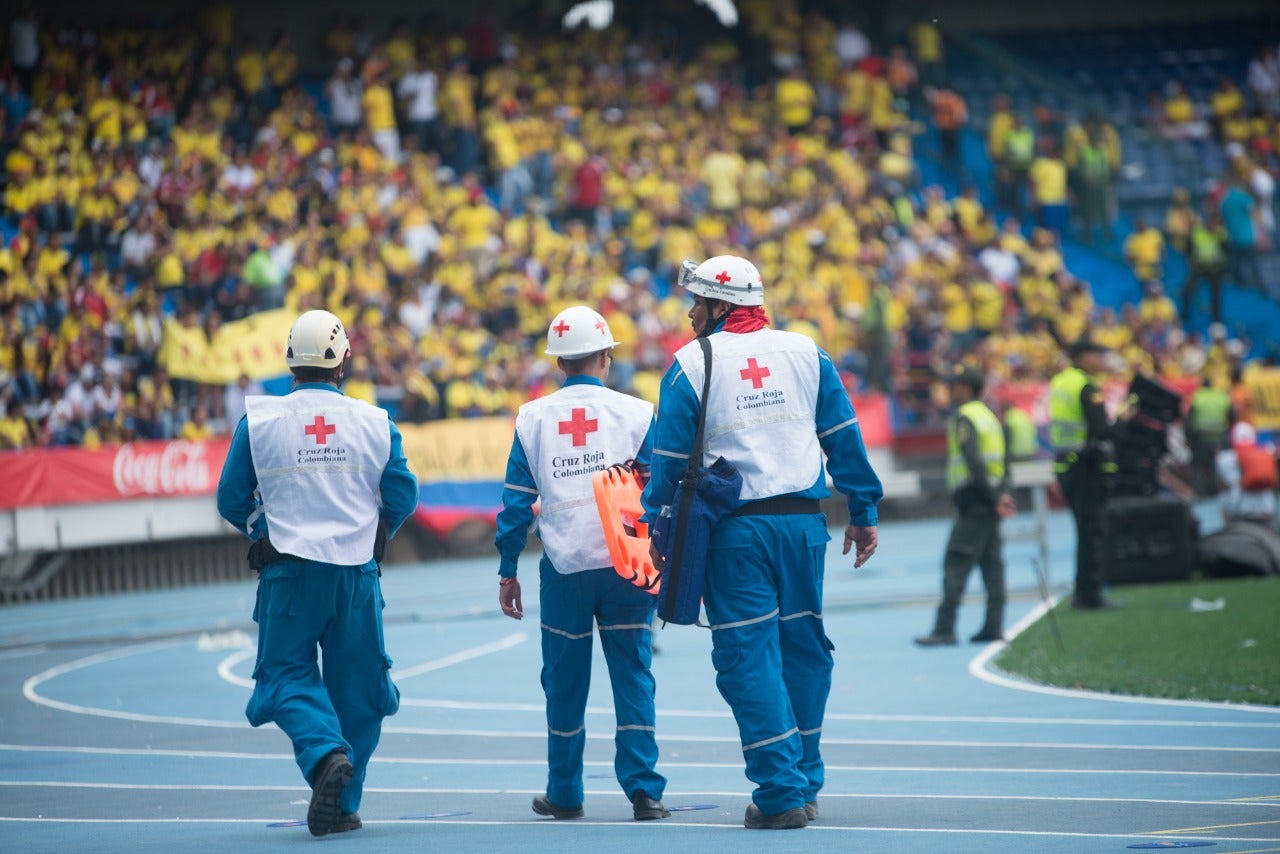 Cruz Roja en el Metropolitano