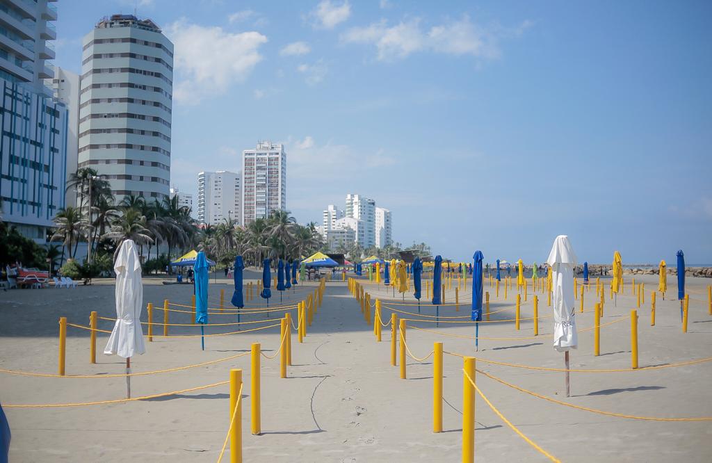 Habilitan nuevo sector de playas en Cartagena, ampliando la capacidad para propios y turistas