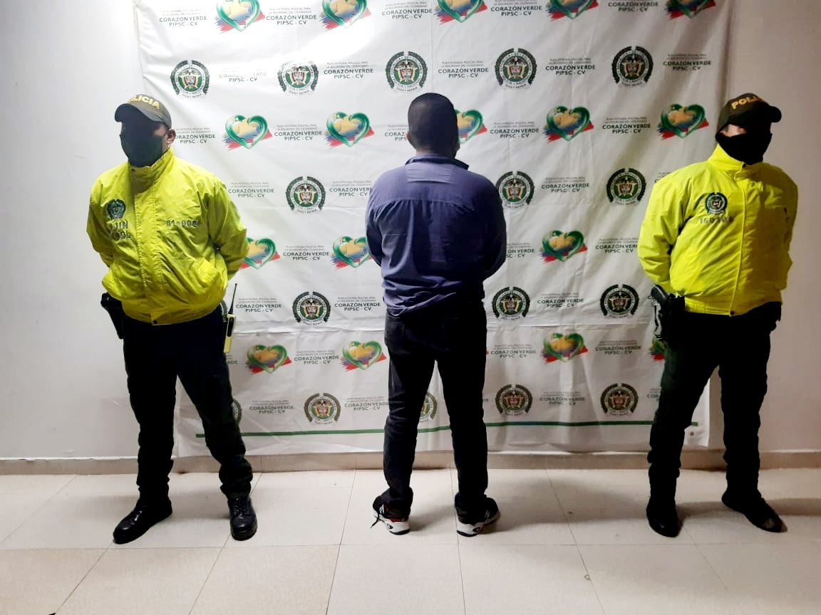 Quedó a disposición de la Fiscalía General de la Nación